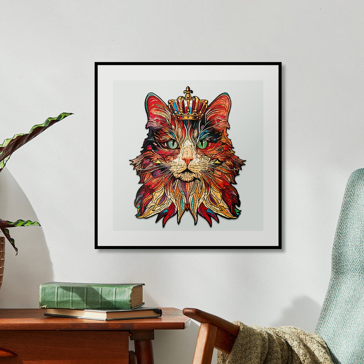 Robotime Cat King Wooden Jigsaw Puzzle