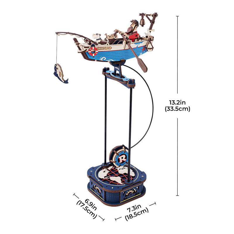 Robotime DIY Ocean Fisher Pendulum Balance Toy 3D Puzzle