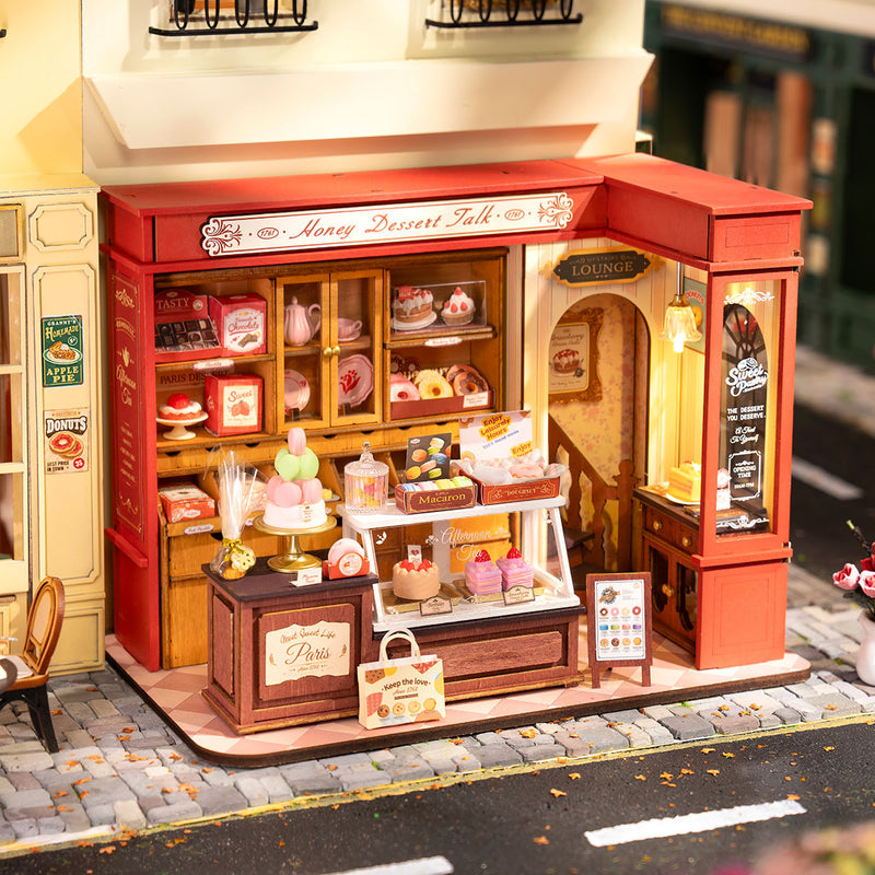 Robotime Honey Dessert Talk DIY Miniature House