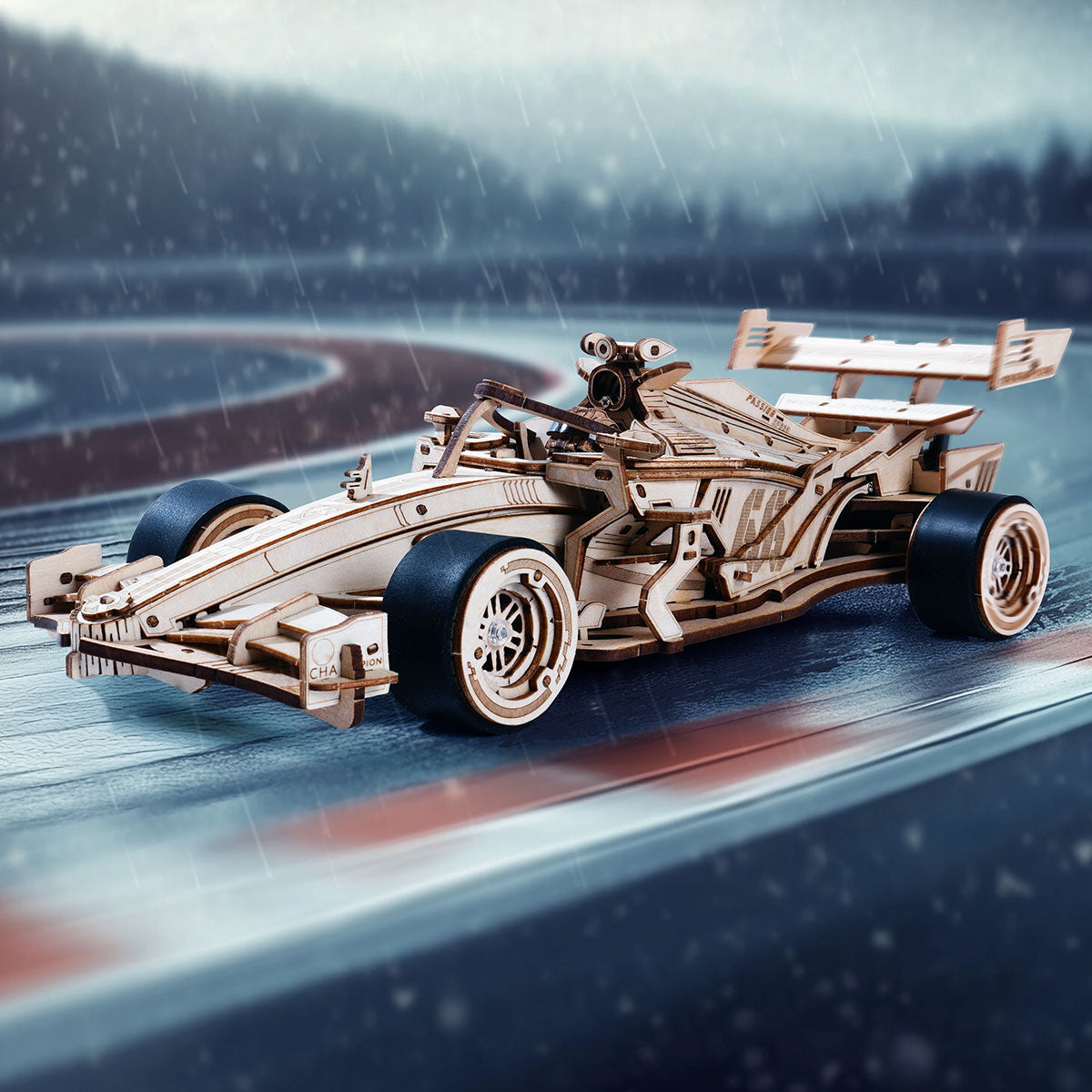 Robotime Racing Car 3D DIY Wooden Puzzle