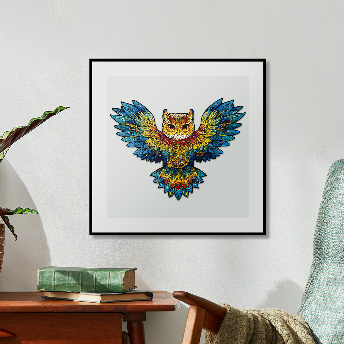 Robotime Owl Colorful Wooden Jigsaw Puzzle