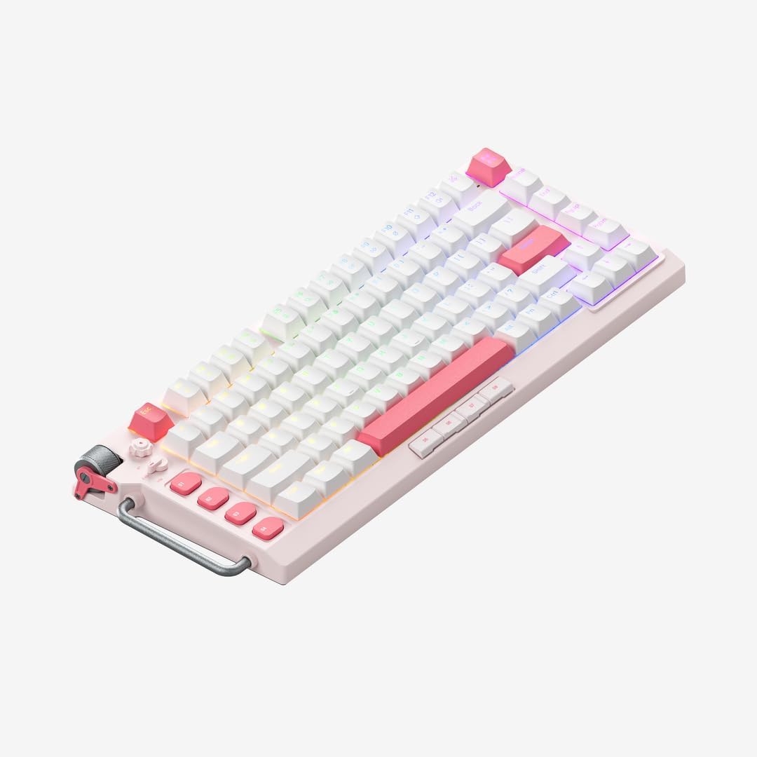 NuPhy Field75 Shine-Through PC Keycaps Noether & Gravity