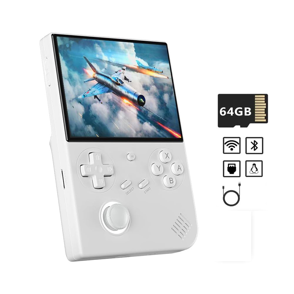 Anbernic RG40XXV Retro Handheld Gaming Console White