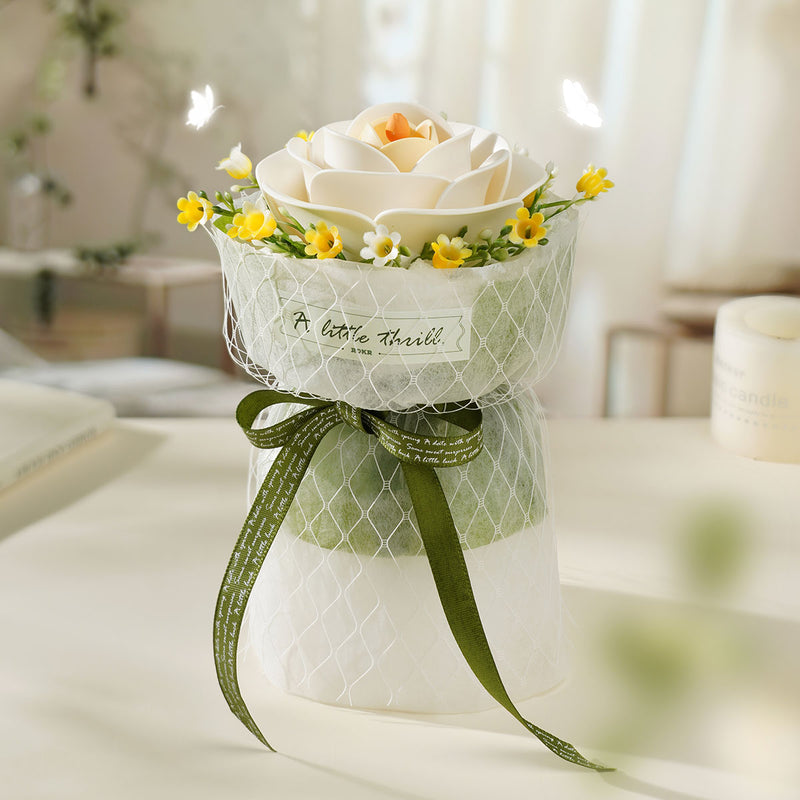Robotime White Camellia DIY 3D Puzzle