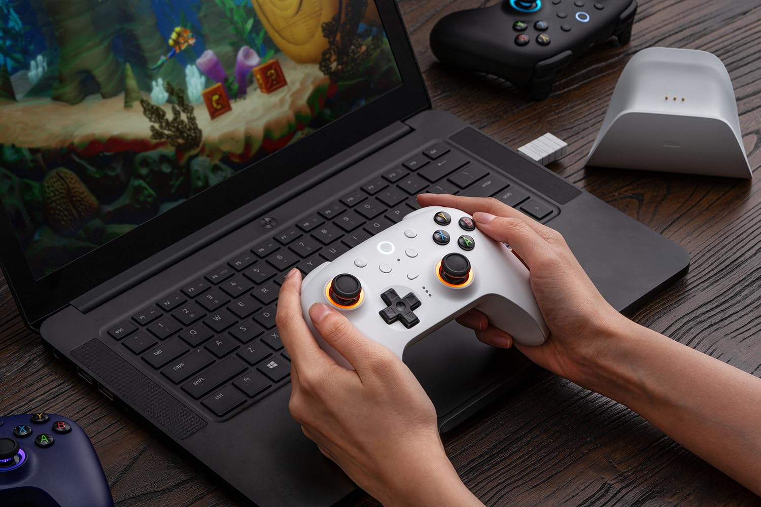 8BitDo Ultimate 2 Wireless Controller For Windows & Android White