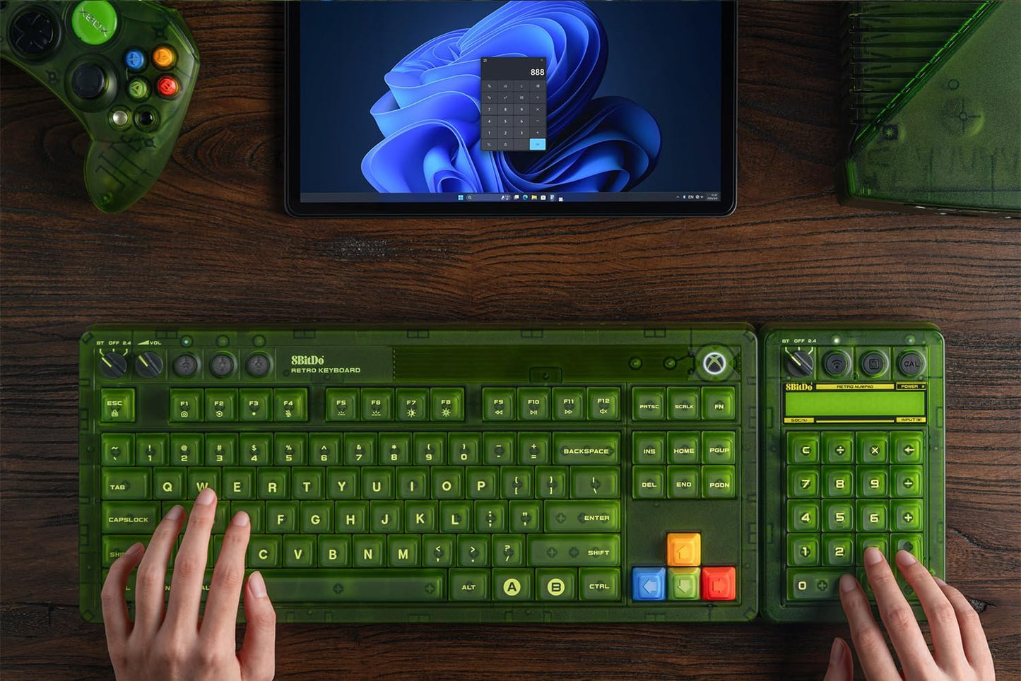8BitDo Retro 18 Mechanical Numpad - Xbox Edition