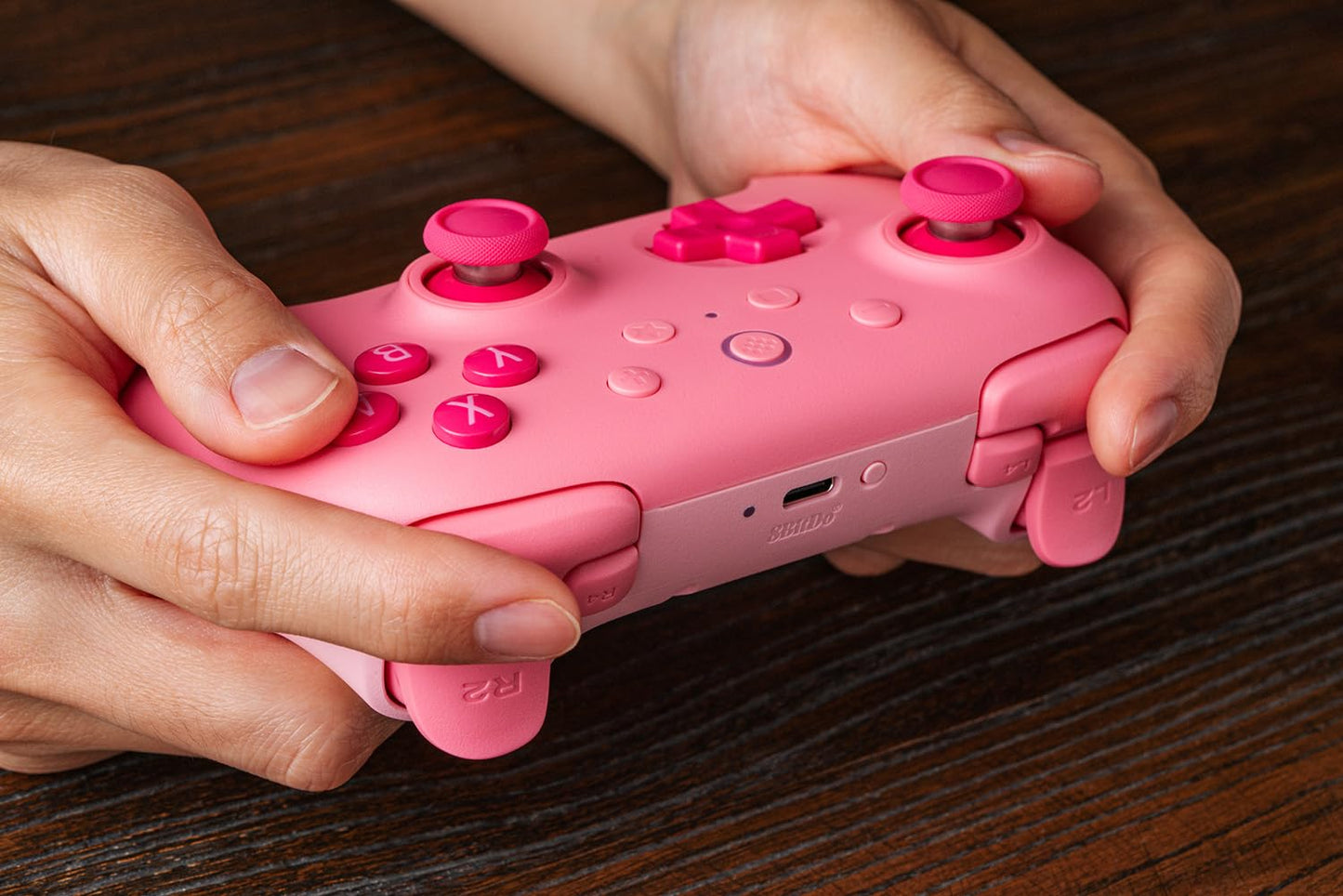 8BitDo Ultimate 2C Bluetooth Controller With Hall Effect For Nintendo Switch Pink