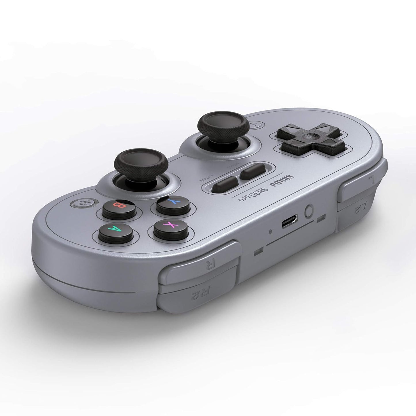 8BitDo SN30 Pro Bluetooth Controller Hall Effect Joystick Gray