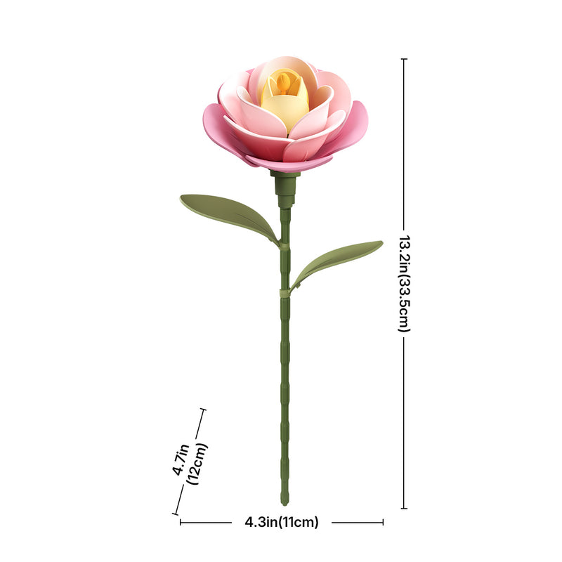 Robotime Pink Camellia Single Flower