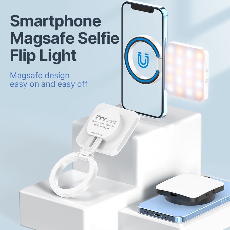 Ulanzi LT010 Magnetic Magsafe Video Light For Vlogging & Selfies