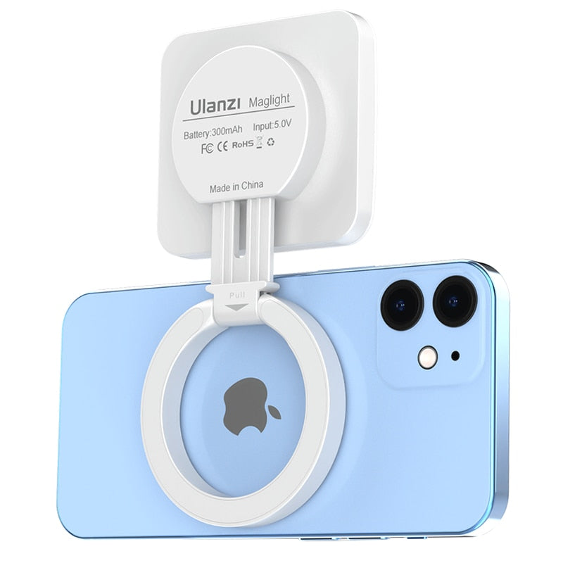 Ulanzi LT010 Magnetic Magsafe Video Light For Vlogging & Selfies