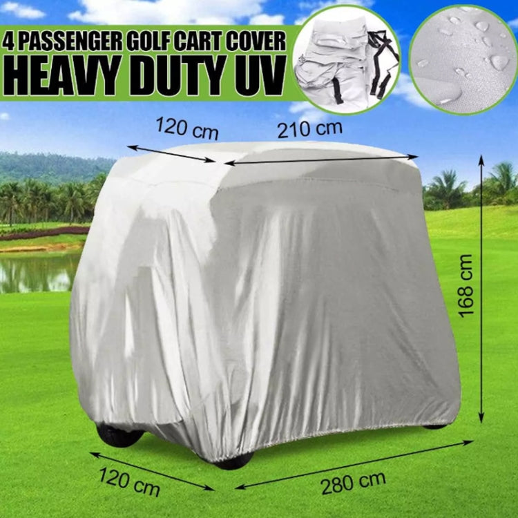 Weatherproof Shield Golf Cart Cover For a 4 Seater Golf Cart