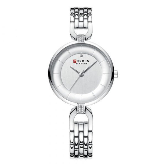 Curren 9052 Women's Simplistic Quartz Wrist Watch Stainless Steel Strap