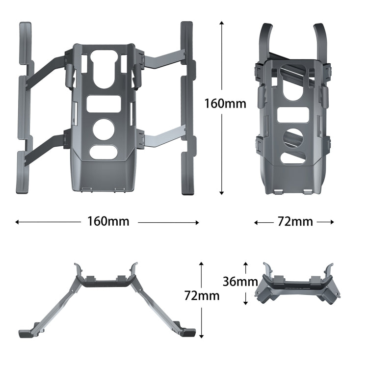 Foldable Quick Release Landing Gear Height Extender Holder for DJI Mavic 3 Drone