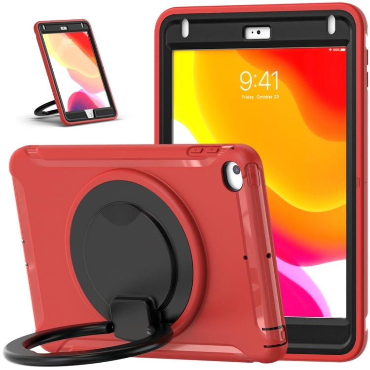 Shockproof Cover With Stand & Hand & Shoulder Strap iPad Mini 5 & Mini 4 Red