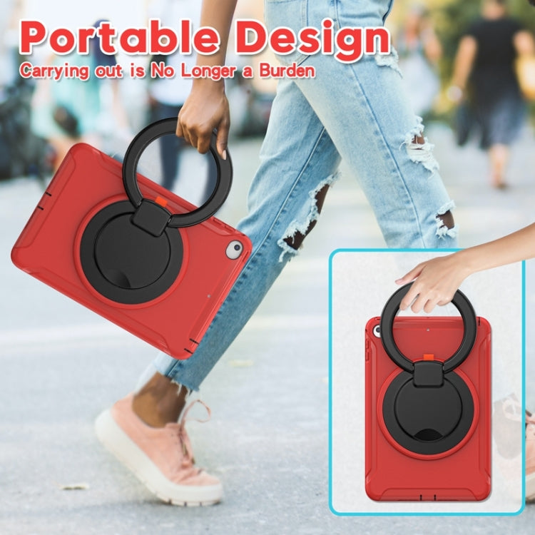 Shockproof Cover With Stand & Hand & Shoulder Strap iPad Mini 5 & Mini 4 Red