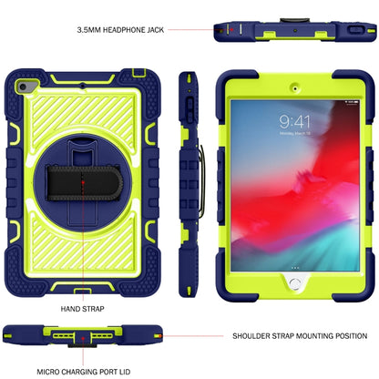 Shockproof Cover With Rotating Stand & Shoulder Strap iPad Mini 4 & Mini 5 Navy