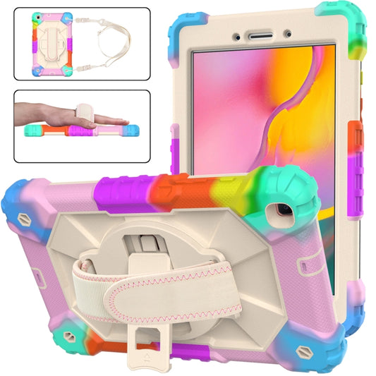 Shockproof Cover With Stand & Hand & Shoulder Strap Galaxy Tab A8 2019 T295 Candy