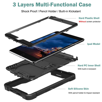 Rugged Shockproof Cover With Stand For iPad Mini 4 & Mini 5 Black