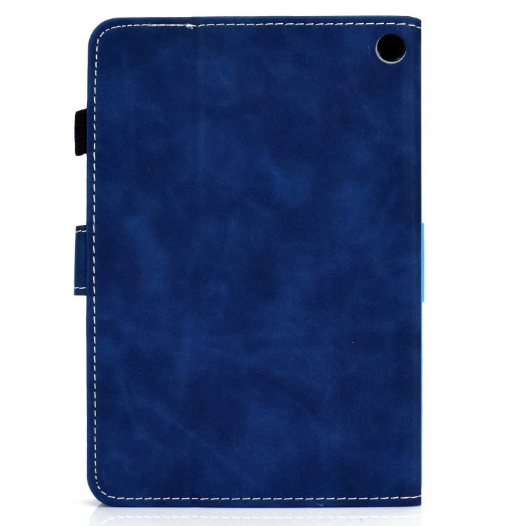 Flip Cover Case With Stand & Card Holder For Amazon Fire 7 2022 Navy