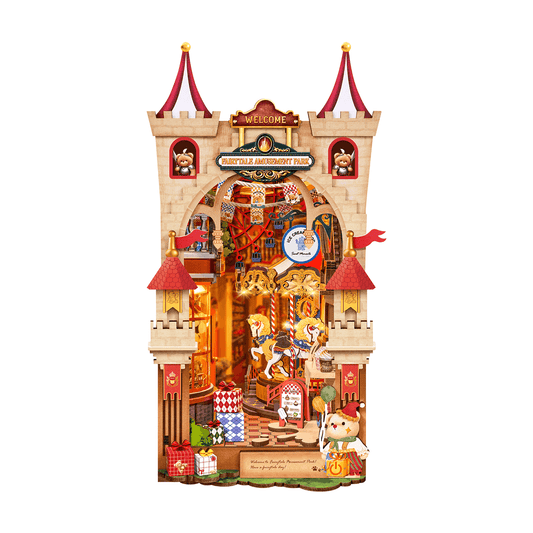 Robotime Fairytale Amusement Park DIY Book Nook Shelf Insert 3D House