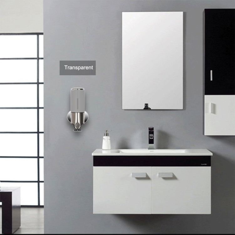 2 x 500ml Stainless Steel Double Wall Mount Soap Dispenser