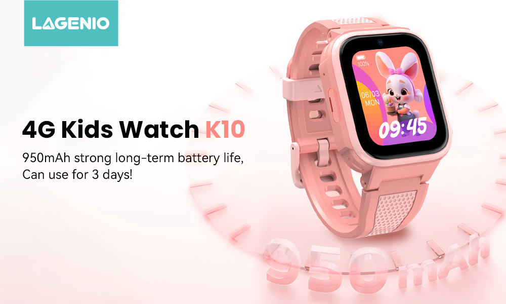 LAGENIO K10 Kids Phone Smart Watch & GPS Tracker With Parental Control App
