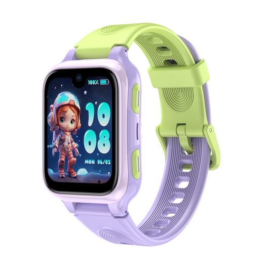 LAGENIO K9 AI Kids Phone Smart Watch & GPS Tracker With Parental Control App Purple