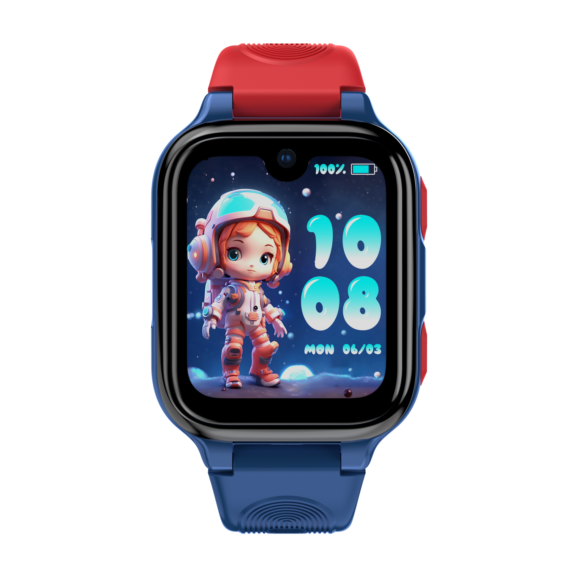 LAGENIO K9 AI Kids Phone Smart Watch & GPS Tracker With Parental Control App Blue
