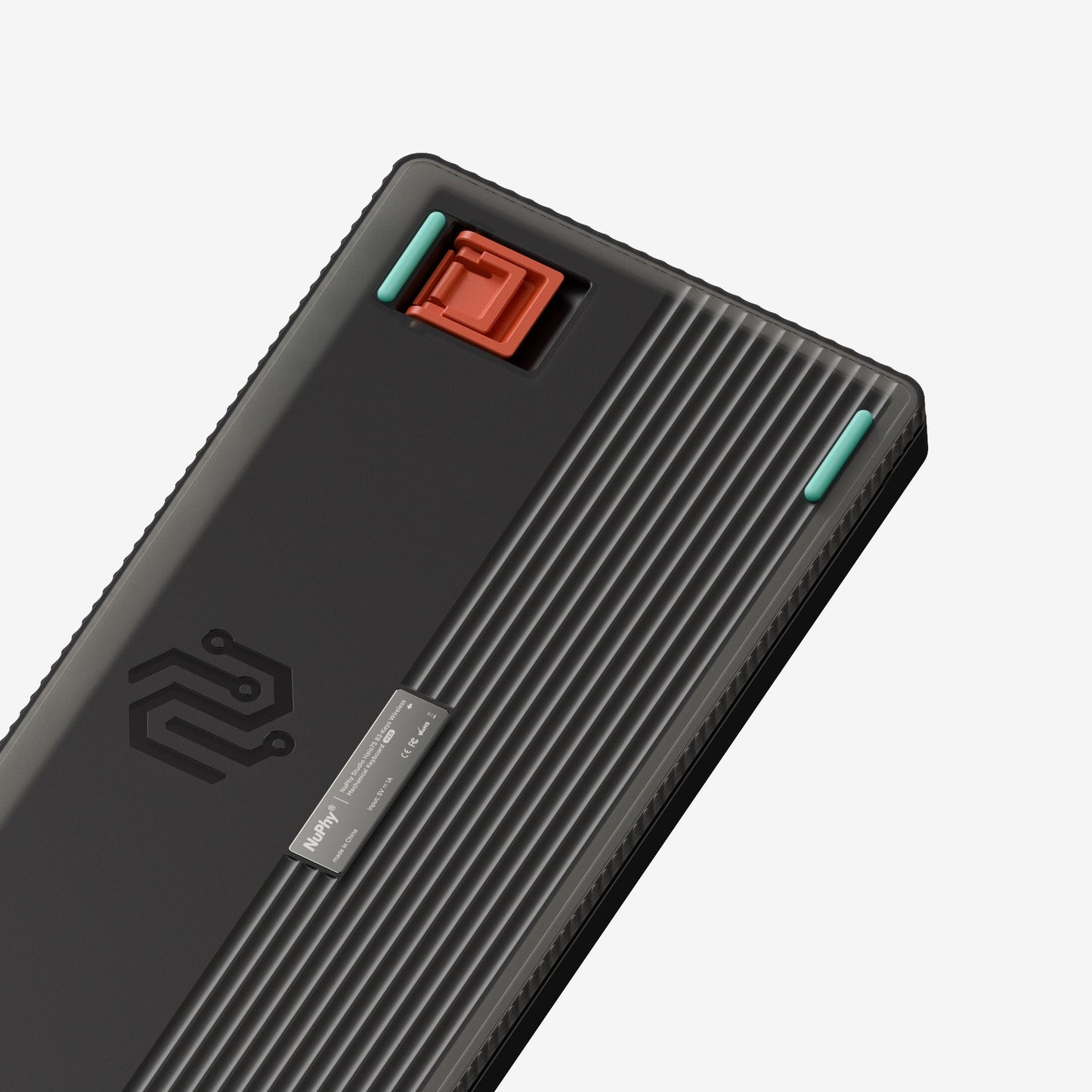 NuPhy Halo75 V2 Wireless Mechanical Keyboard (Raspberry Switches) Obsidian Black