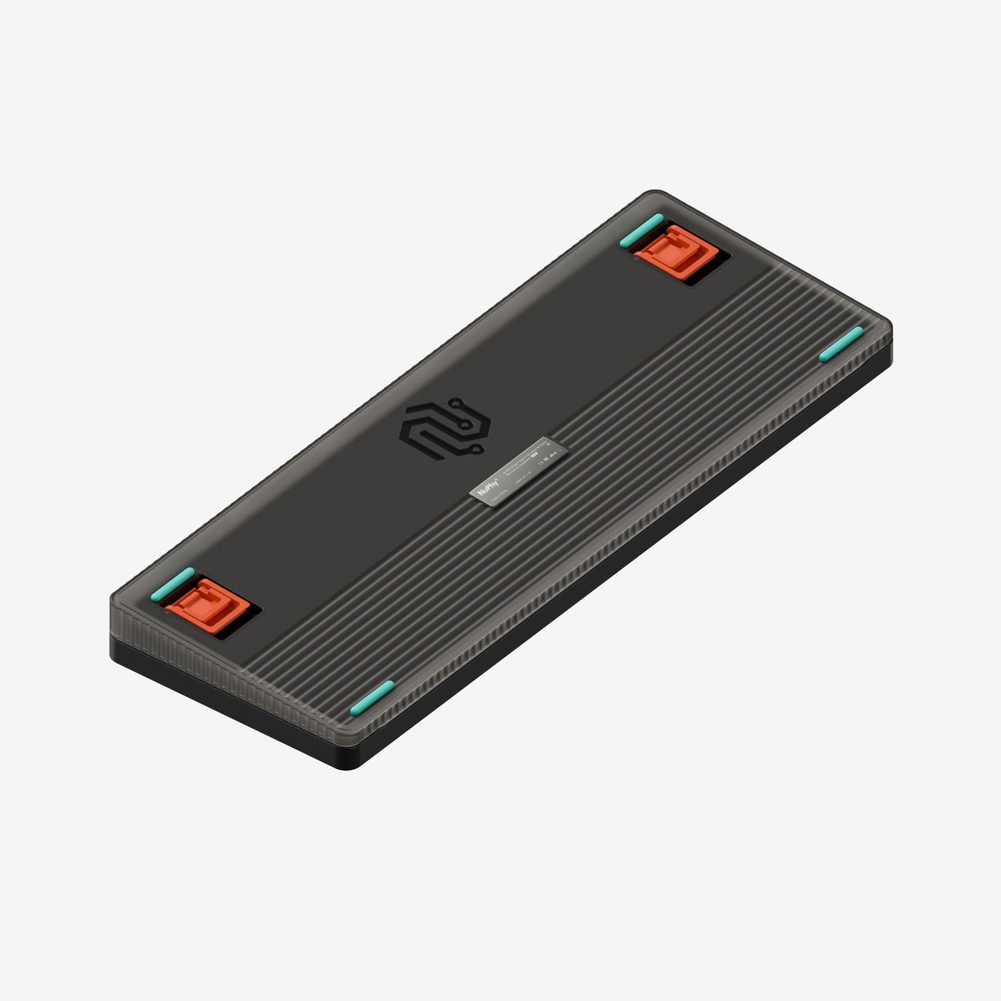 NuPhy Halo96 V2 Wireless Mechanical Keyboard (Raspberry Switches) Obsidian Black