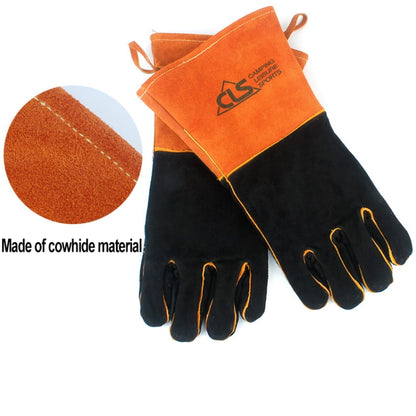 Unisex Heat Resistant Leather Braai Gloves Set