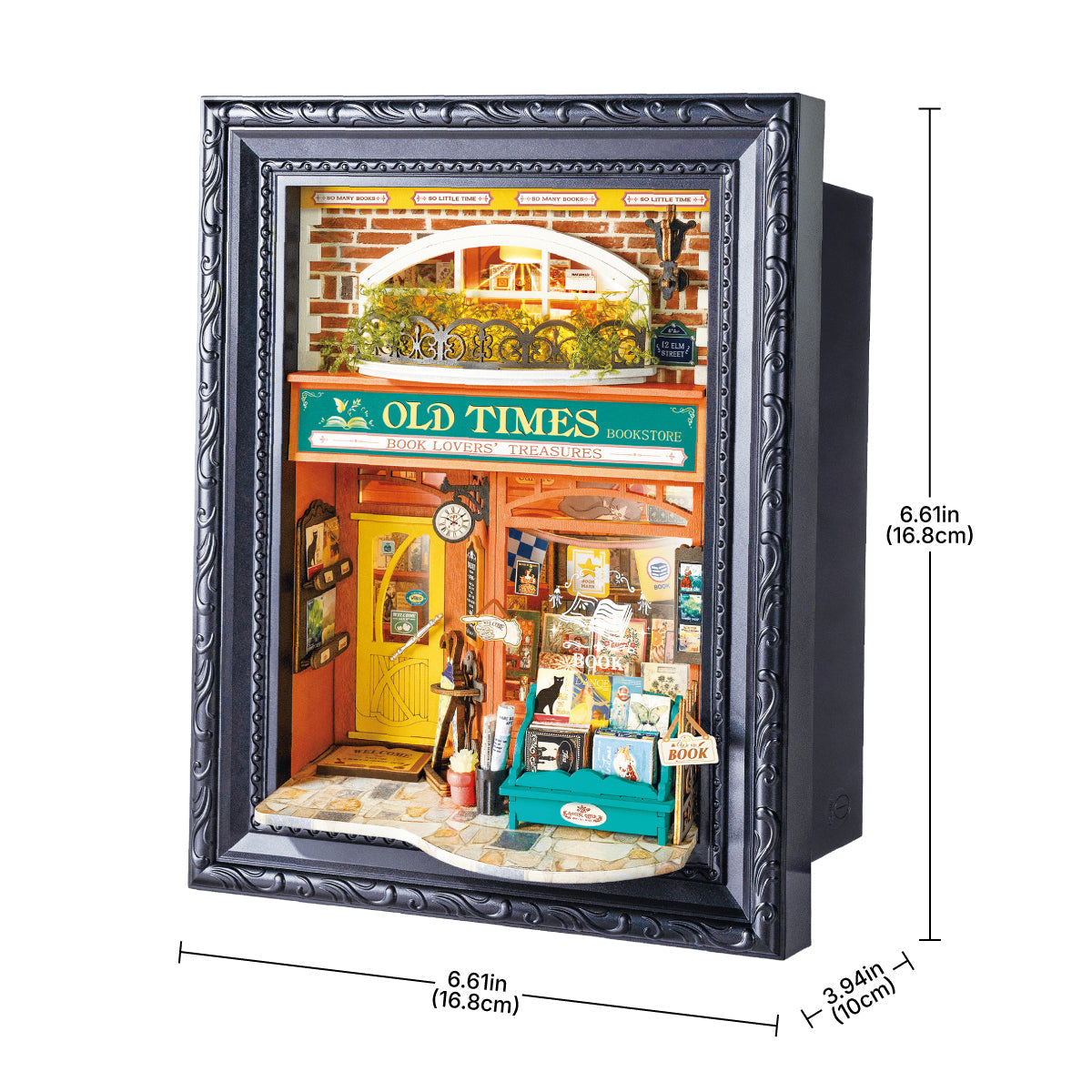 Robotime Old Times Bookstore 3D Wooden Puzzle