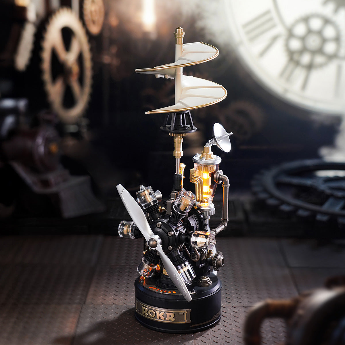 Robotime Leonardo da Vinci's Helicopter Mechanical 3D Puzzle