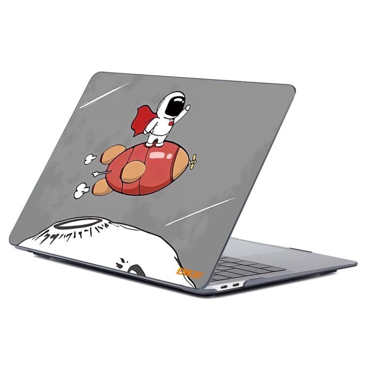 Space Themed Hard Case Cover for 2021 MacBook Pro 14 inch A2442 - Rocket Astronaut