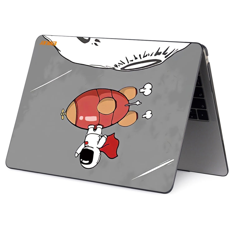 Space Themed Hard Case Cover for 2021 MacBook Pro 14 inch A2442 - Rocket Astronaut