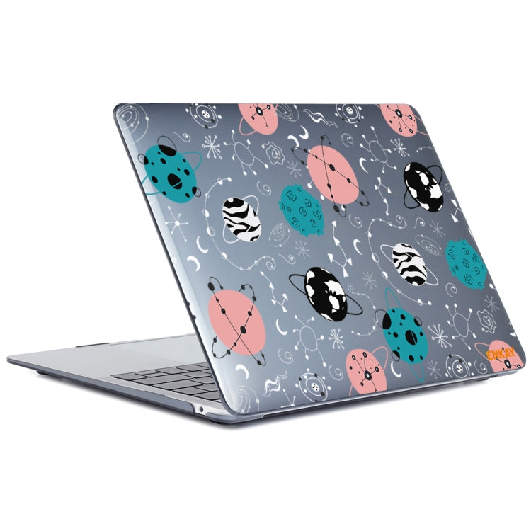 Space Themed Hard Case Cover for 2021 MacBook Pro 14 inch A2442 - Geometric Planet