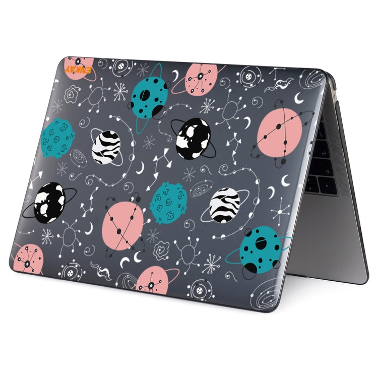Space Themed Hard Case Cover for 2021 MacBook Pro 14 inch A2442 - Geometric Planet