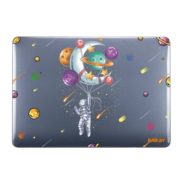 Space Themed Hard Case Cover for 2021 MacBook Pro 14 inch A2442 - Balloon Astronaut