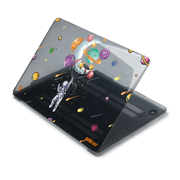 Space Themed Hard Case Cover for 2021 MacBook Pro 14 inch A2442 - Balloon Astronaut