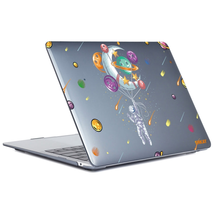 Space Themed Hard Case Cover for 2021 MacBook Pro 14 inch A2442 - Balloon Astronaut
