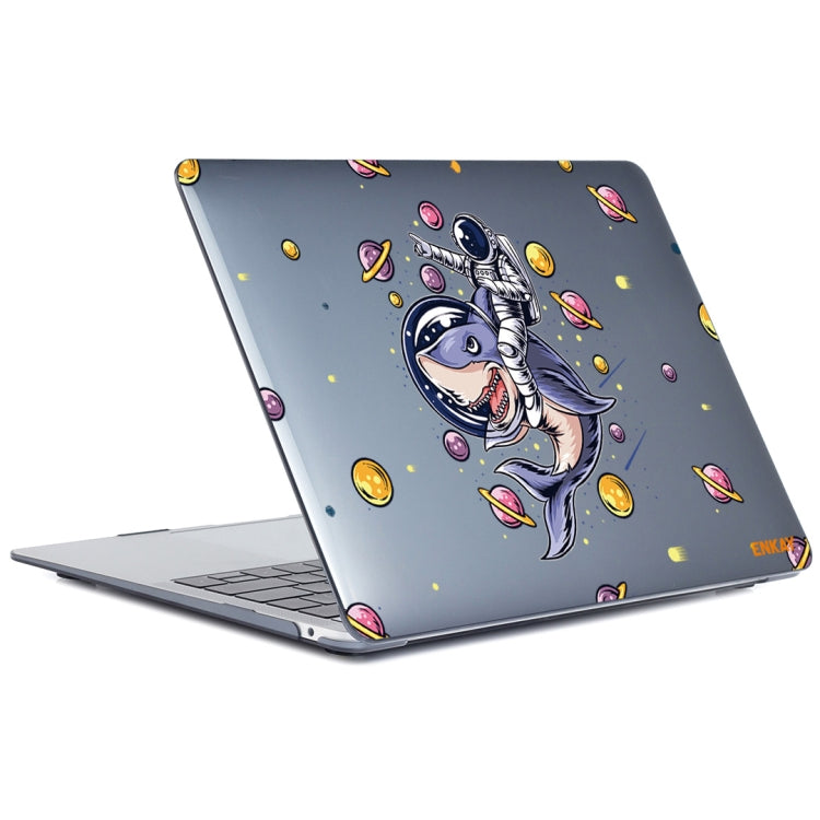 Space Landing Hard Case Cover for MacBook Pro 16 Inch 2021 Model A2485 Shark Astronaut