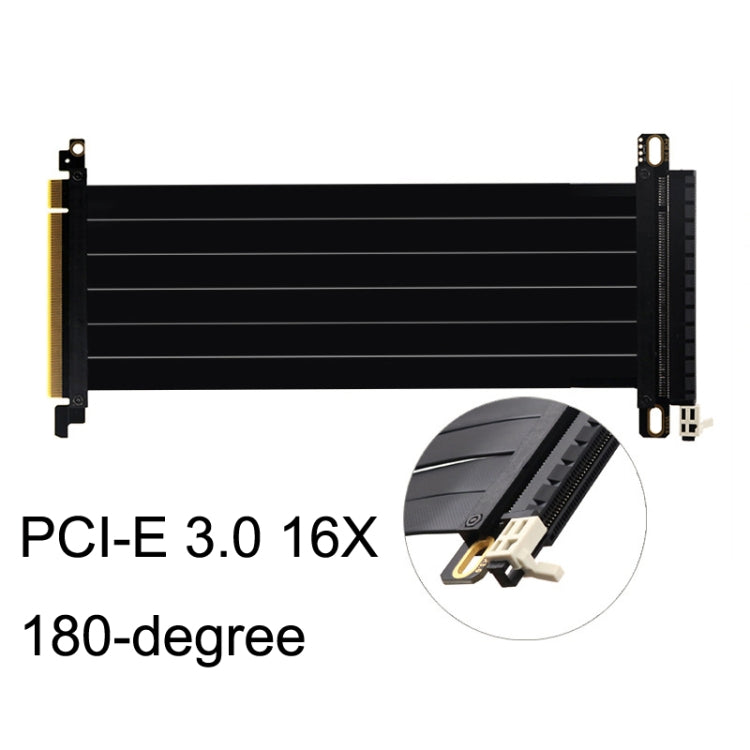 PCI-E 3.0 16X 180-degree Graphics Card Extension Adapter Cable