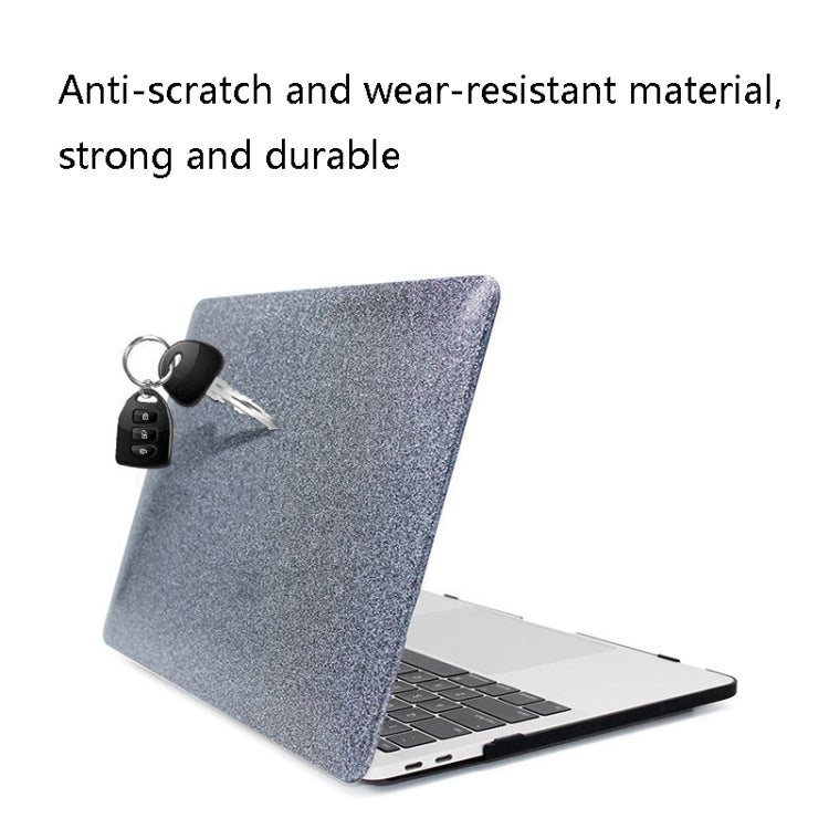 Powder Glitter Hardshell Cover Case For Macbook Air 2020 13.3 inch (M1) Black