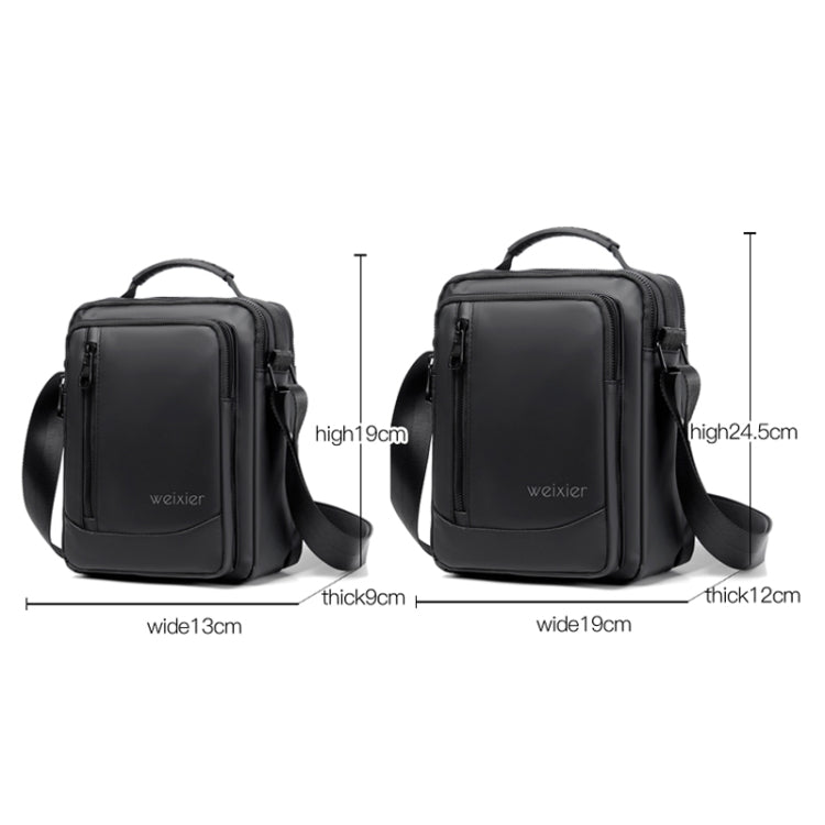 WeixIier Men Shoulder Bag Minimalist Outdoor Casual Bag - D237