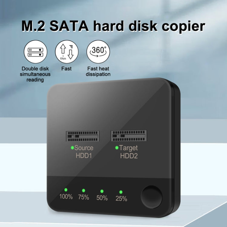 M.2 SATA Hard Disk Duplicator Solid State Drive SSD Hard Drive Enclosure