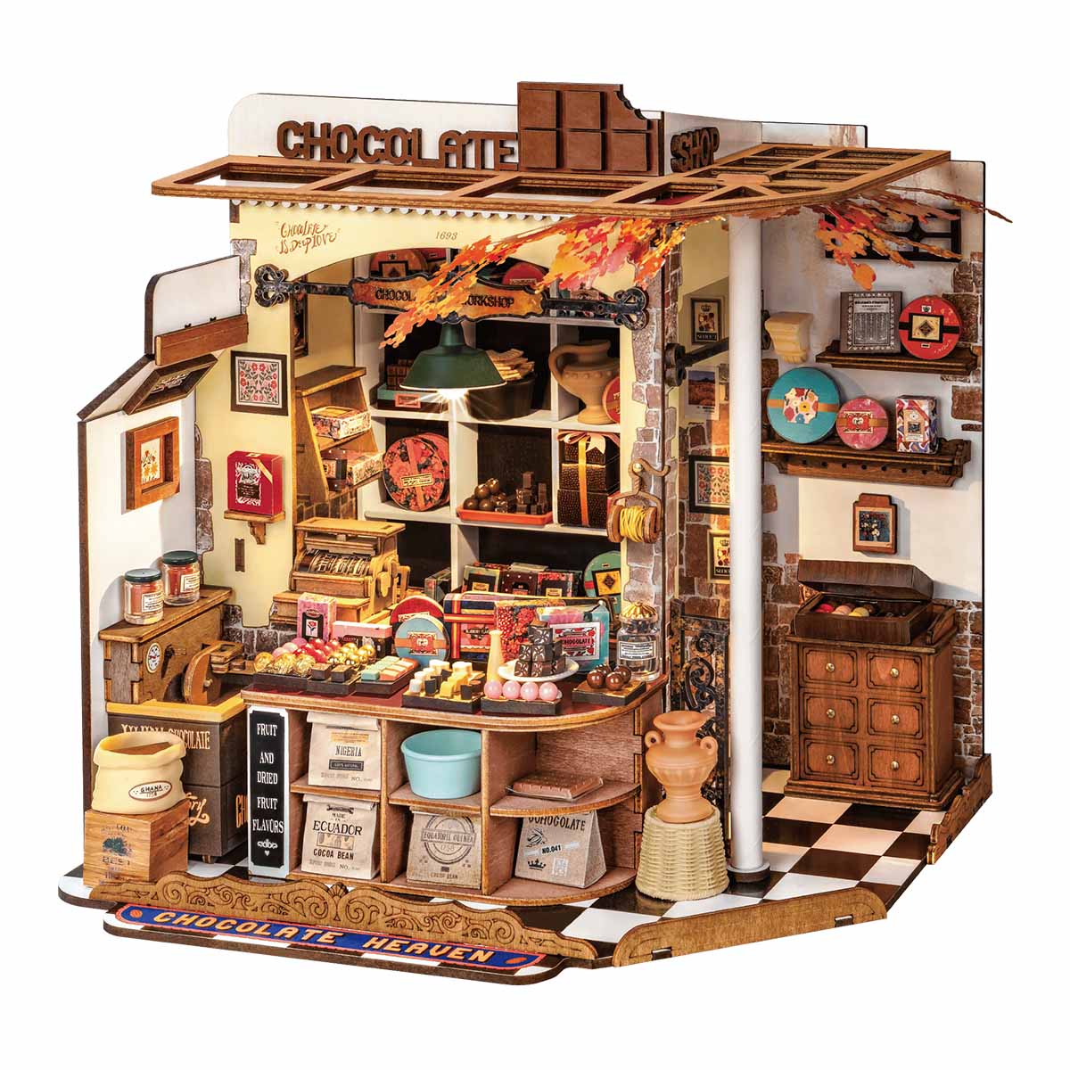 Robotime Henry's Chocolate DIY 3D Miniature House