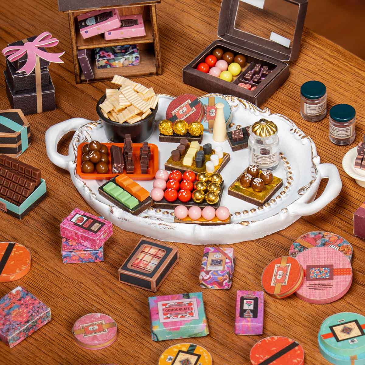 Robotime Henry's Chocolate DIY 3D Miniature House