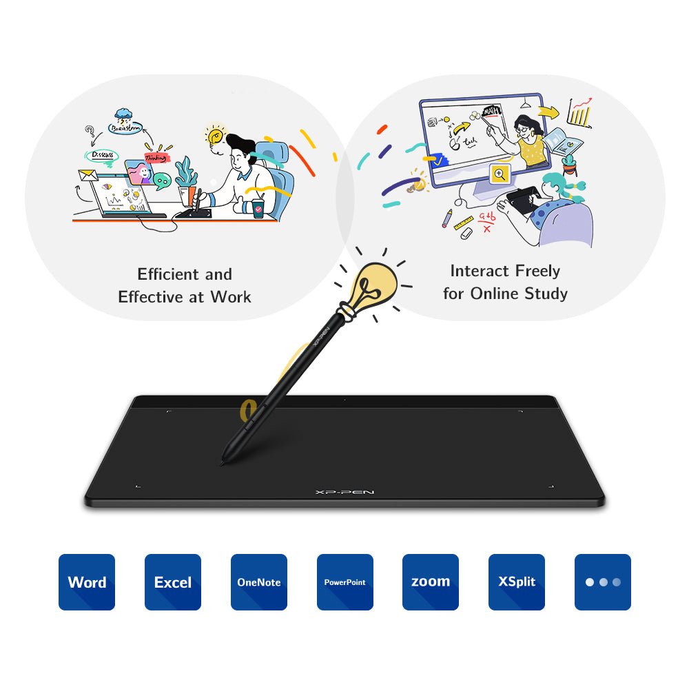 XPPen Deco Fun L Graphics Drawing Tablet Black