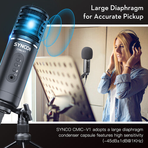 Synco CMic-V1 Desktop USB Large-Diaphragm Condenser Microphone